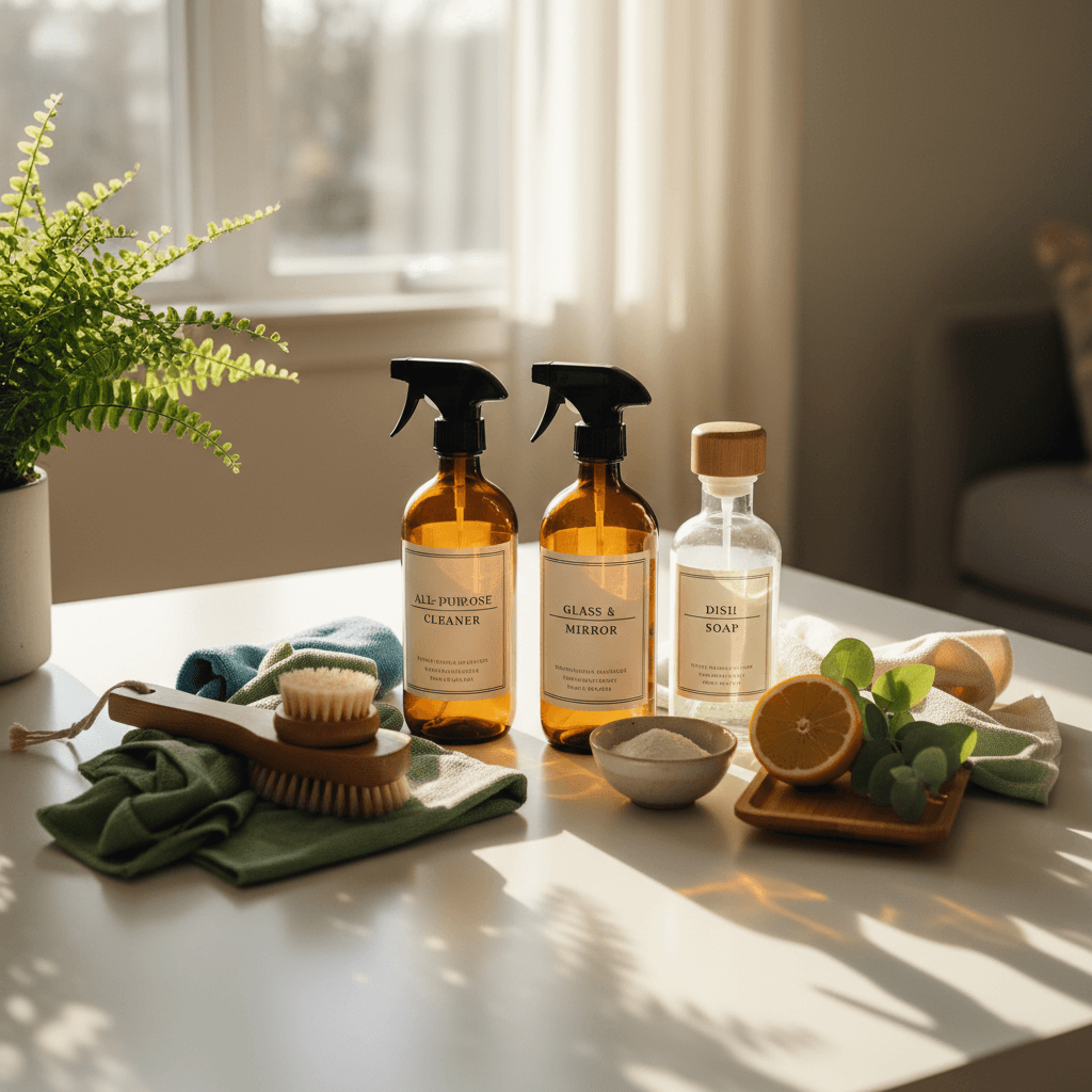 Eco-friendly cleaning products and methods