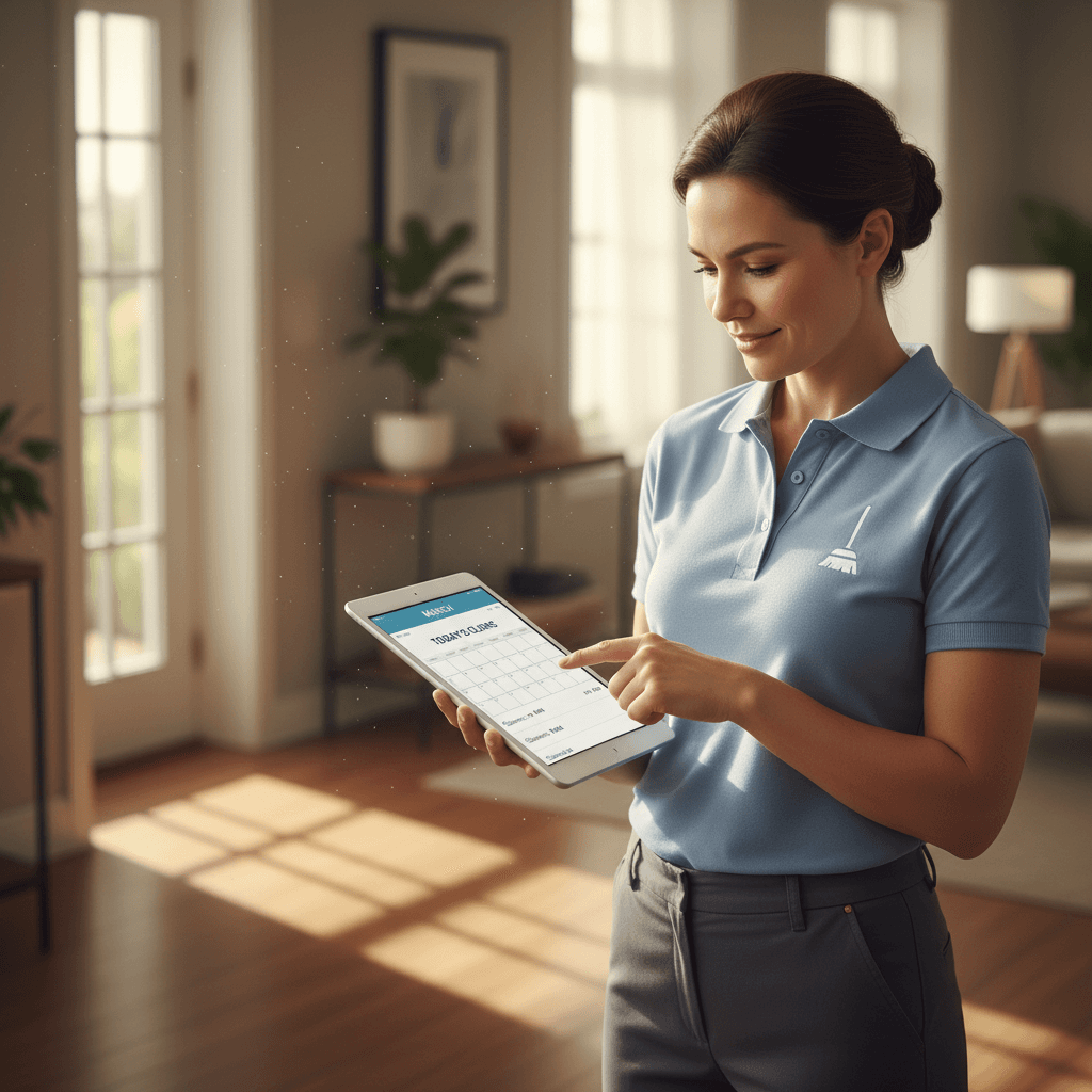 Flexible scheduling for cleaning services