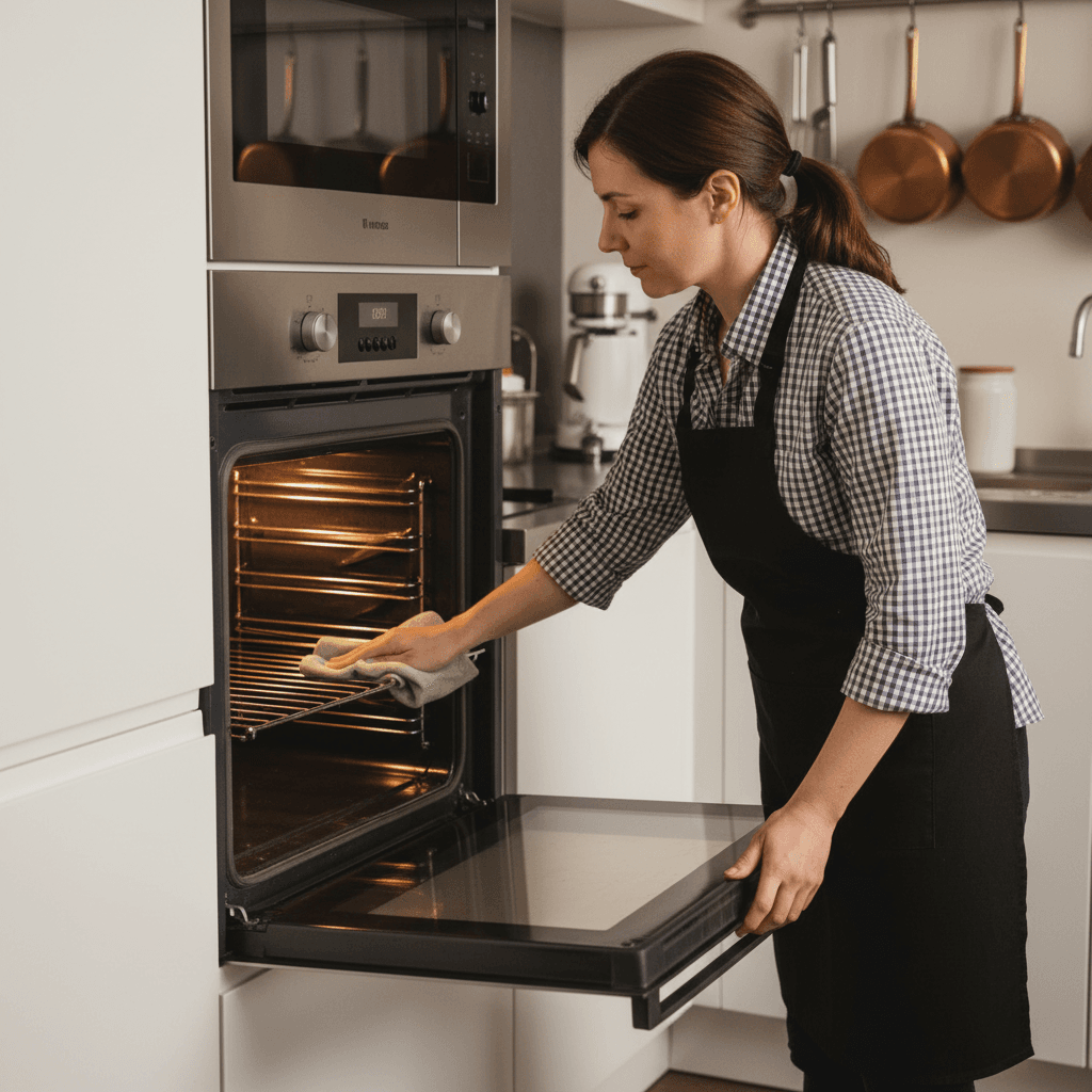 Professional kitchen appliance and surface cleaning
